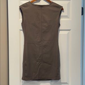 BCBG Vegan Leather Mini Dress